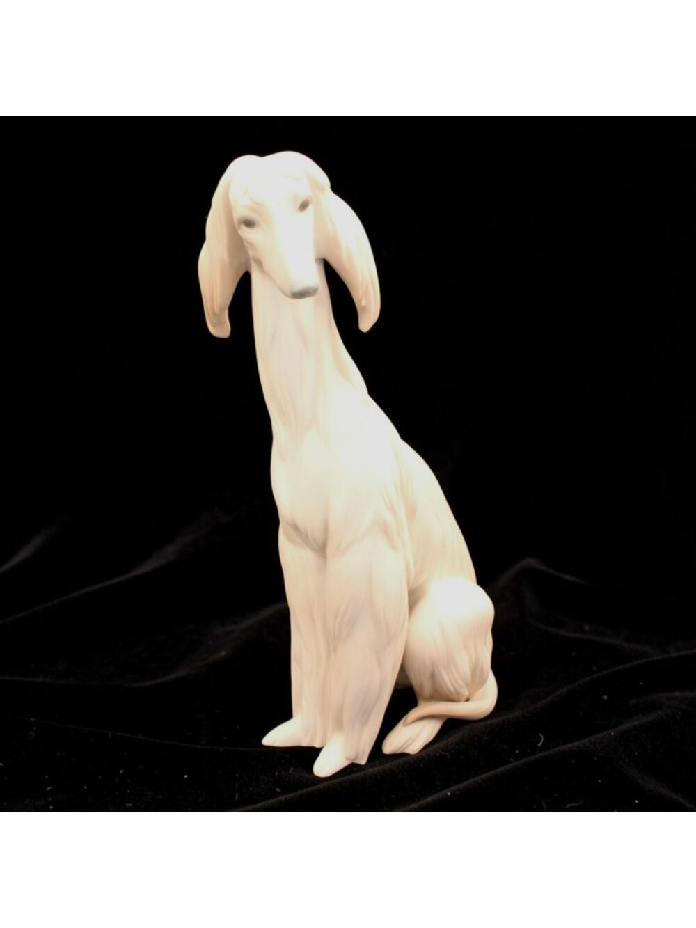 Lladro Afghan Hound Ceramic Figurine 12" Tall Made In Spain Vintage Collectible